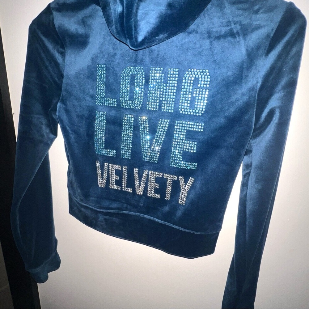 Limited Juicy Couture Kraft Mayo Velour Track Jacket